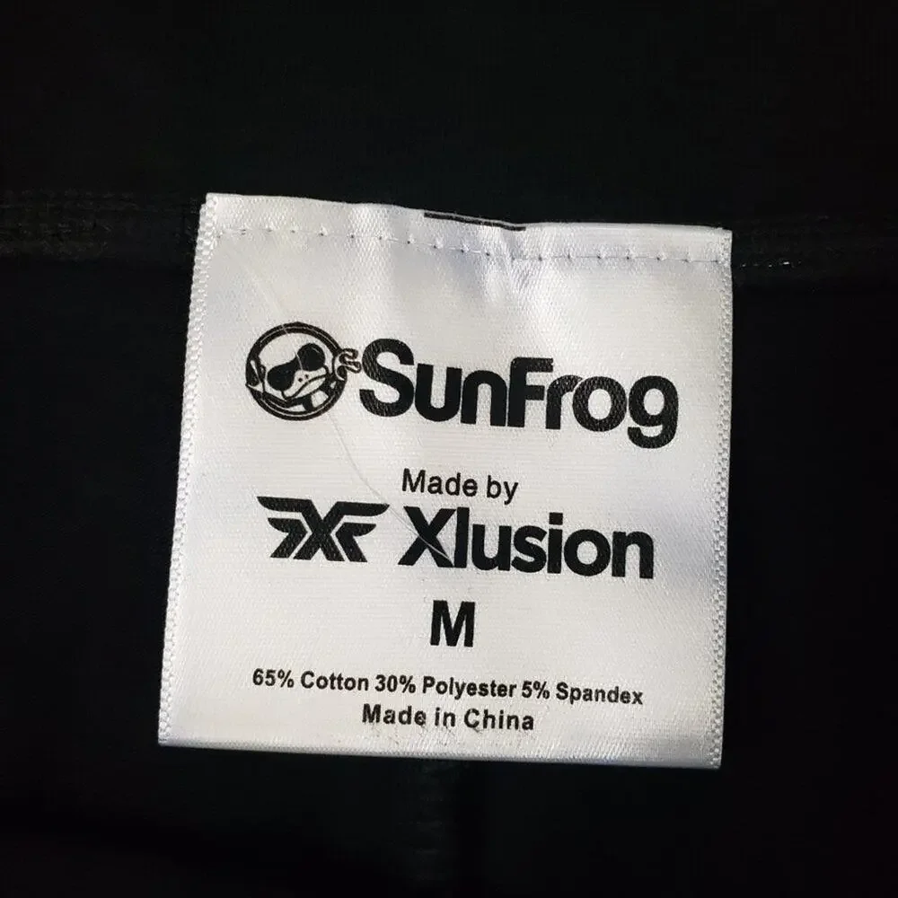 NWT Sunfrog Solid Black Full Length Leggings Women's Size Small